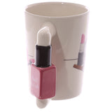 Fille outils Adore vernis à ongles en forme de poignée tasse vernis à ongles manipulé tasse cadeau Unique tasse à thé