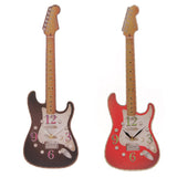 Rock n Roll guitare électrique horloge murale guitariste Studio chambre décoration murale suspendue Art mural plomb guitare musicale moderne horloge murale