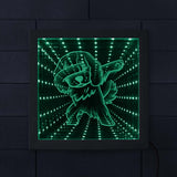 Dab danse Style Cavalier roi Charles épagneul LED infini miroir sans fin Tunnel de lumière décor à la maison drôle Dab danse cadeau