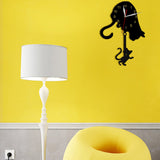 Chat et souris pendule horloge chat et souris jeu mur Art horloge murale chasseur chat moderne décoration murale horloge montre chat Pet propriétaires cadeau