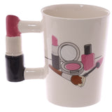 1 pièce rouge à lèvres amant nouveauté tasse à café maquillage inspiré mode rouge à lèvres tasses à café et tasse idée cadeau Unique pour elle