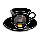 1 pièce tasse à café Design vinyle Record horloge murale café magasin lumière LED avec télécommande Cool salon décor intérieur