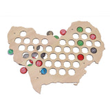 Casquette de bière africaine carte en bois artisanat bouchon de bière piège affichage Art afrique casquette de bière Hoder casquettes collectionneurs cadeau décor à la maison accessoires