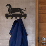 1 pièce teckel chien mur porte mur crochet cintre animaux sac à main manteau salle de bains cuisine toilette rétro titulaire cadeau pour chien amoureux