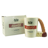 Baguette poignée tasse français Dessert tasse à café maison cuisine décor bureau en céramique tasse à eau