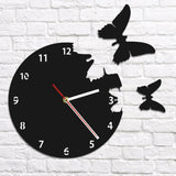 Papillons volants horloge murale abstraite Nature Art mural décor à la maison horloge murale papillon Espcape volé horloge murale moderne