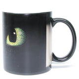 Tasse de couleur changeante de chaleur comment former votre tasse de Dragon fureur de nuit tasse de café sans dents tasse de thé transformante sensible à la chaleur