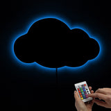 Miroir mural nuageux météo Art moderne décor à la maison suspendu nuage décoratif miroir nuage Silhouette acrylique miroir avec lumière LED