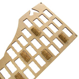 Delaware vin liège mur affichage carte Delaware bois découpe en forme de liège décor à la maison carte personnalisée bois carte cadeau pour nouvelle maison