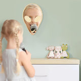 Miroir mural mignon extraterrestre ET extraterrestre E.T. Science galaxie planète pépinière enfant chambre décor acrylique miroir avec dos en bois