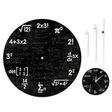 Mathématiques équations et Notations mathématiques tableau noir Geek horloge murale cadeaux éducatifs pour les enfants enseignants école salle de classe décor