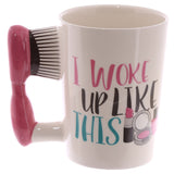 1 pièce beauté série tasse à café filles chambre tasse vanité décor maquillage inspiré mode cheveux brosse bureau thé tasse tasse