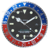 Montre en métal forme horloge murale montre-bracelet décoration de la maison calendrier horloge murale Cool avec Date