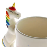 1 pièce je ne crois pas les humains 3D licorne tasses thé lait café tasses et tasses Drinkware mignon original arc-en-ciel licorne cheval tasses