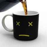 1 pièce sourire visage couleur changeante matin Mug magique caméléon tasse à café température sentant lait tasses et tasses