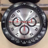 Horloge murale en forme de montre en métal de qualité supérieure avec mécanisme silencieux avec Logos correspondants