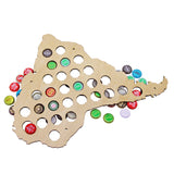 Mural amérique du sud carte bois décoratif carte amérique du sud bière Cap carte bière Cap recueillir accessoires de décoration de la maison