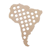 Mural amérique du sud carte bois décoratif carte amérique du sud bière Cap carte bière Cap recueillir accessoires de décoration de la maison