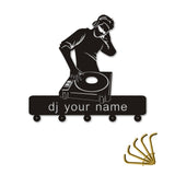 1 pièce vêtements porte-manteau crochet DJ votre nom porte mur crochet cintre personnaliser sac à main salle de bains cuisine toilettes clés titulaire décor