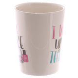 1 pièce beauté série tasse à café filles chambre tasse vanité décor maquillage inspiré mode cheveux brosse bureau thé tasse tasse