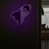 Miroir mural pour l'espace extérieur chambre d'enfants décor de pépinière Art mural avec des lumières de LED