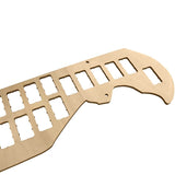 Delaware vin liège mur affichage carte Delaware bois découpe en forme de liège décor à la maison carte personnalisée bois carte cadeau pour nouvelle maison