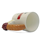 Baguette poignée tasse français Dessert tasse à café maison cuisine décor bureau en céramique tasse à eau