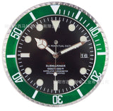 Montre en métal forme horloge murale montre-bracelet décoration de la maison calendrier horloge murale Cool avec Date