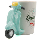 1 pièce rétro Scooter tasse en céramique Moto Moto forme 3D poignée créative bureau tasse à café tasse à thé nouveauté cadeaux