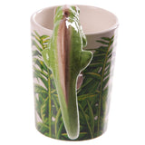 1 pièce forêt tropicale décalcomanie caméléon tasse en céramique Jungle Explorer 3D caméléon en forme de poignée Animal tasse à café cadeaux