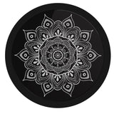 Motif de fleurs colorées Mandala LED éclairage signe complexe épanouir armure médaillon Yoga Studio multicolore suspendu