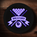 Billard accessoires 8 balle coloré LED enseigne néon salle de billard pool Room Logo personnalisé Snooker entreprise éclairage mur Art