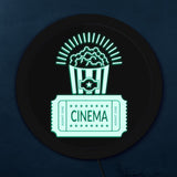 Film sur le thème LED panneau suspendu personnalisé LED personnalisé néon signe film Thater enseigne open LED pour les entreprises affiche éclairage décor