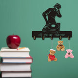 1 pièce vêtements porte-manteau crochet DJ votre nom porte mur crochet cintre personnaliser sac à main salle de bains cuisine toilettes clés titulaire décor