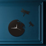 Libellules horloge murale animaux abstraits 3D libellules suspendus Art mural libellules envolées Nature décor à la maison cadeau de demoiselle d'honneur