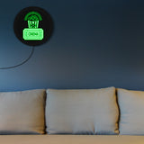 Film sur le thème LED panneau suspendu personnalisé LED personnalisé néon signe film Thater enseigne open LED pour les entreprises affiche éclairage décor