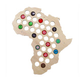 Casquette de bière africaine carte en bois artisanat bouchon de bière piège affichage Art afrique casquette de bière Hoder casquettes collectionneurs cadeau décor à la maison accessoires