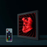 Pit Bull cadre Photo illuminé lumière LED miroir infini Pitties chien race magnifique miroir lumière chien éclairer cadre Photo