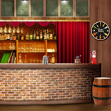 Heure du vin heure du vin heure de l'alcool horloge murale homme Cave Pub Bar décor mural Restaurant buveur de vin alcool cadeaux Cave Art