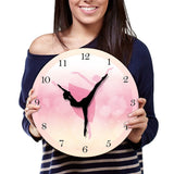 Fille chambre décor Ballet fille princesse rose horloge murale bébé fille danse horloge murale ballerine mobile jambe danse horloge montre