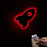 Miroir mural pour l'espace extérieur chambre d'enfants décor de pépinière Art mural avec des lumières de LED