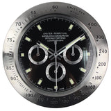 Montre en métal forme horloge murale montre-bracelet décoration de la maison calendrier horloge murale Cool avec Date