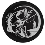 LED de pêche illuminé Plexi verre affichage signe poisson bar de mer éclairer Logo LED panneau suspendu pêcheur personnalisé décor à la maison