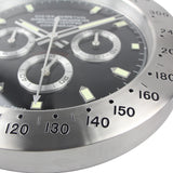 Montre en métal forme horloge murale montre-bracelet décoration de la maison calendrier horloge murale Cool avec Date