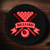 Billard accessoires 8 balle coloré LED enseigne néon salle de billard pool Room Logo personnalisé Snooker entreprise éclairage mur Art