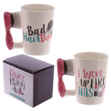 1 pièce beauté série tasse à café filles chambre tasse vanité décor maquillage inspiré mode cheveux brosse bureau thé tasse tasse