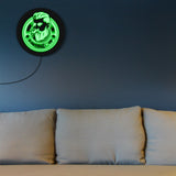 Salon de coiffure Logo LED éclairage signe coiffeur entreprise Logo LED suspendus mur signe Salon de coiffure barbier lumière bord acrylique conseil