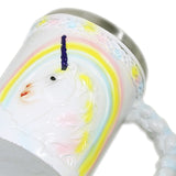 1 pièce arc-en-ciel licorne tasse à café Tankard gobelet tasse résine volante 3D imprimé licorne magique cheval tasse Drinkware