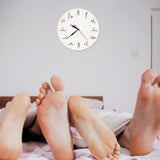Sexy érotique moderne nouveauté horloge murale 12 Positions de sexe décoratif mur montre Kama Sutra adulte mur Art drôle sexe cadeau pour Couple