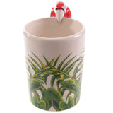 1 pièce drôle tasse perroquet céramique tasse à café créative Drinkware mignon 3D Animal forme café thé lait tasse cadeaux